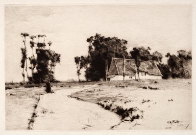 أشجار بريتاني ، 1885-1887. بواسطة تشارلز آدامز بلات
