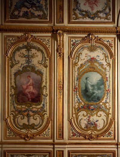 لوحة مرسومة بواسطة Charles-Andre Van Loo (1684-1745) ، Chateau de Fontainebleau ، فرنسا بواسطة تشارلز أندريه فان لو