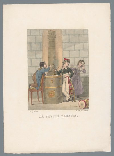 طفلان يختبران التبغ La petite tabagie (العنوان على الكائن) مسرحية ومشاعر الطفل (عنوان المسلسل) Les jeux de l