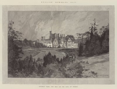 حديقة Cowdray ، مقر إيرل إغمونت بواسطة Charles Auguste Loye