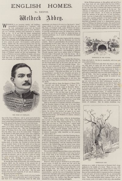 منازل إنجليزية ، دير ويلبيك بواسطة Charles Auguste Loye
