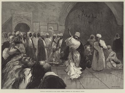 عواء الدراويش في القاهرة القديمة بواسطة تشارلز أوغست لويي