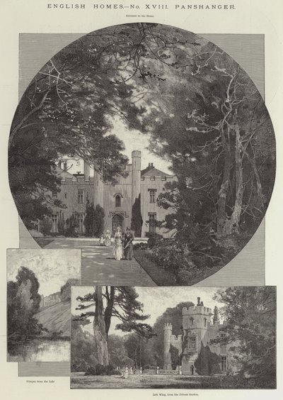 Panshanger بواسطة Charles Auguste Loye