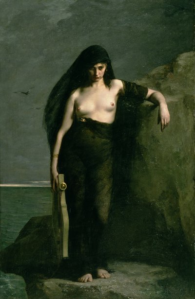 سافو بواسطة Charles Auguste Mengin