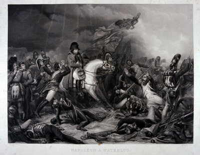 نابليون (1769-1821) في معركة واترلو ، 1815 (الميزوتنت) بواسطة كارل فون ستوبين