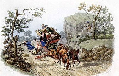 "الحوادث ستقع لأفضل المدربين المعينين!" ، محفور بواسطة حانة RG Reeve (fl.1811-37). بواسطة توماس ماكلين بواسطة تشارلز ب. (بعد) نيوهاوس