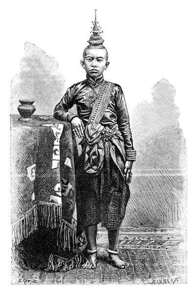 كامبوجان ، الابن الأكبر لنارودوم ، 1895. بواسطة تشارلز باربانت