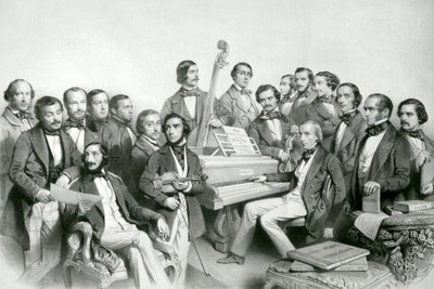 الاتحاد الموسيقي. هانهارت ، 1851 بواسطة تشارلز بوجنيت