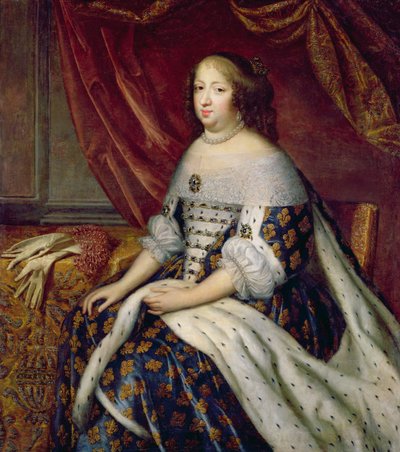 صورة آن للنمسا (1601-66) ملكة فرنسا بواسطة Charles Beaubrun