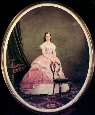 صورة الدوقة الكبرى ماريا ألكسندروفنا من روسيا ، 1853-1920 ، 1860 - 1870 بواسطة تشارلز برجاماسكو