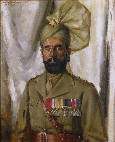 Subadar Khudadad Khan VC ، فوج البلوش العاشر ، c.1914-35 بواسطة تشارلز بيفان