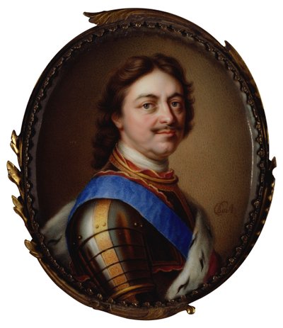 صورة للإمبراطور بطرس الأول الكبير 1672-1725 ، 1717. بواسطة تشارلز بويت