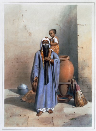 امرأة وطفل فلاح ، 1848 بواسطة تشارلز بور