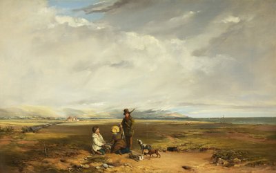 منظر طبيعي مع رياضي ورفاقه ، ربما عام 1842 (زيت على قماش) بواسطة تشارلز برانوايت