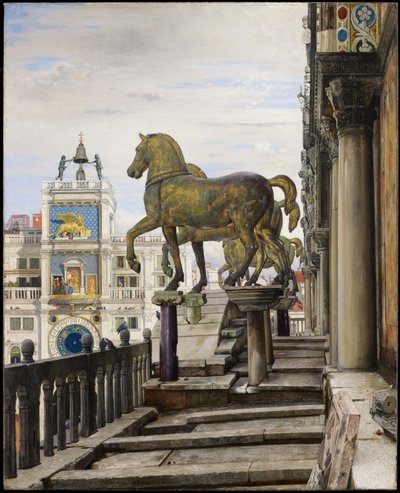 الخيول البرونزية لسان ماركو ، البندقية ، 1876 بواسطة Charles Caryl Coleman