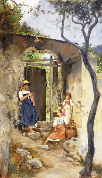 باب الحديقة ، 1906-1907 بواسطة تشارلز كاريل كولمان