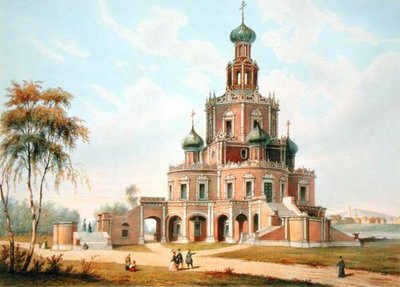 حماية الكنيسة العذراء في موسكو ، 1840s بواسطة تشارلز كلود باشيلير