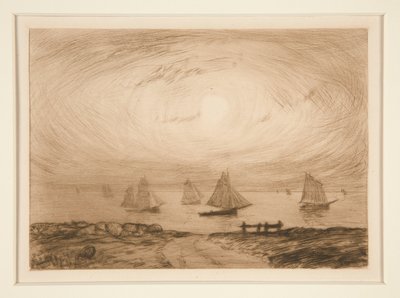 Barques au clair de lune (قوارب في ضوء القمر) بواسطة تشارلز كوتيت
