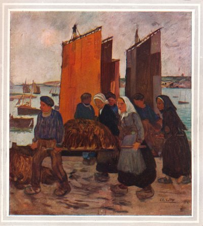 الصيادون البريتونيون Debarqunt Du Goemon ، c1903 بواسطة تشارلز كوتيت