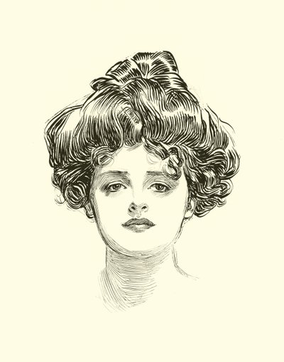 رسم توضيحي للسلم الاجتماعي بواسطة تشارلز دانا جيبسون