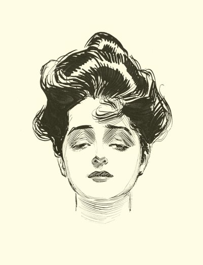رسم توضيحي للسلم الاجتماعي بواسطة تشارلز دانا جيبسون