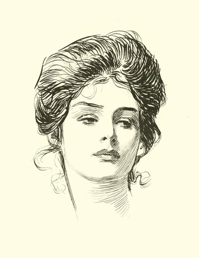 رسم توضيحي للسلم الاجتماعي بواسطة تشارلز دانا جيبسون