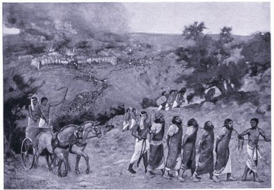 المعسكر المصري على جبل الزيتون حوالي عام 1920 (الليثو) بواسطة تشارلز دانيال وارد