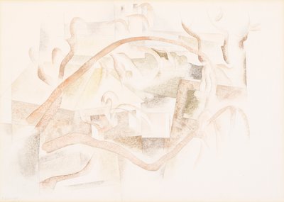 برمودا: أسطح المنازل عبر الأشجار بواسطة Charles Demuth