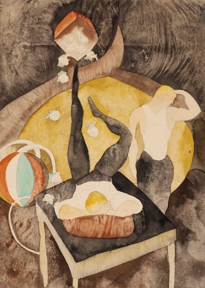 في فودفيل: اثنان من الأكروبات المشعوذون بواسطة Charles Demuth