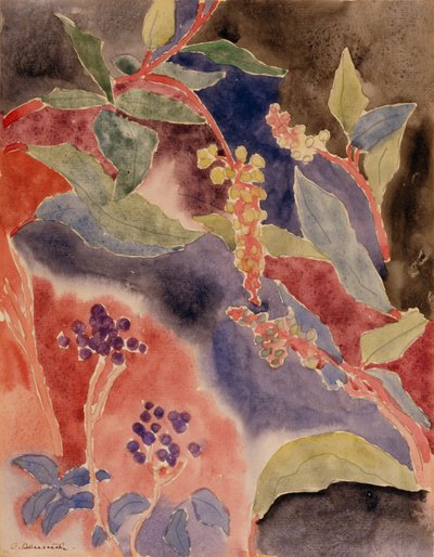 الأوراق والتوت بواسطة تشارلز ديموت