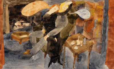 زولاس باندورا ، 1918 (مرحاض على ورق) بواسطة تشارلز ديموت