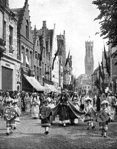 مهرجان دم المسيح ، بروج ، بلجيكا ، 1936 بواسطة تشارلز إي براون