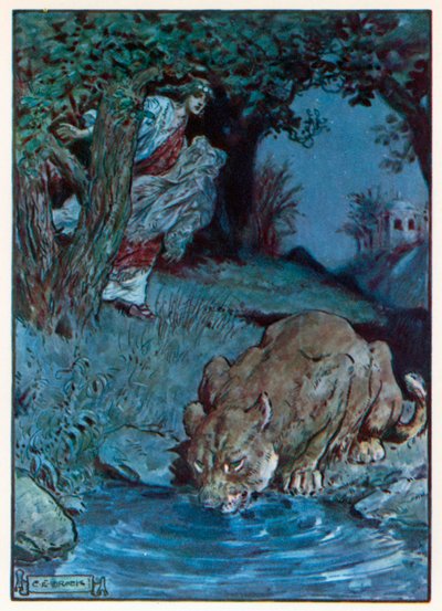 "مخلوق غير مرغوب فيه" (طباعة حجرية ملونة) بواسطة تشارلز إدموند (بعد) بروك