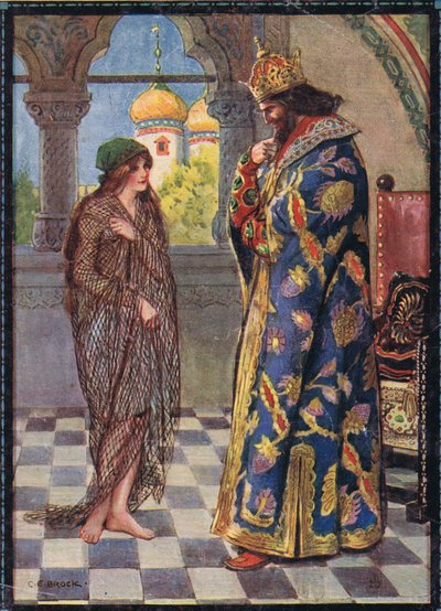صورة توضيحية من قصص أطفال من أساطير رومانية بقلم موسى جاستر (1856-1939) 1921 بواسطة تشارلز إدموند بروك