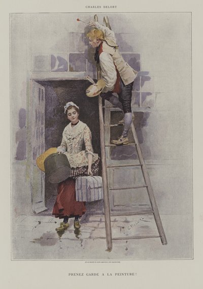 احذر الرسم! بواسطة تشارلز إدوارد ديلورت