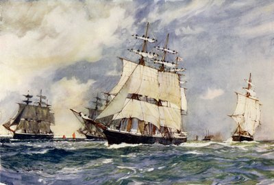 سرب تدريب الإبحار ، 1899 بواسطة تشارلز إدوارد ديكسون