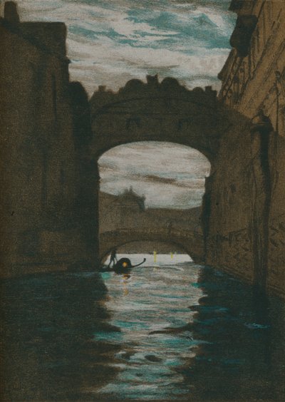 جسر التنهدات ، c1860 بواسطة تشارلز إدوارد هولواي