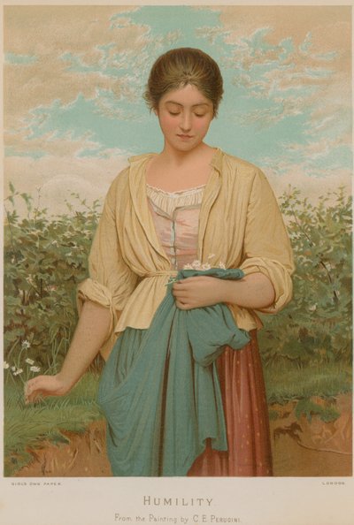 التواضع بواسطة تشارلز إدوارد بيروجيني