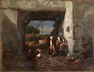 Hühnerhof بواسطة تشارلز إميل جاك