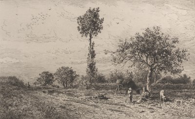 المناظر الطبيعية ، 1864. بواسطة تشارلز إميل جاك
