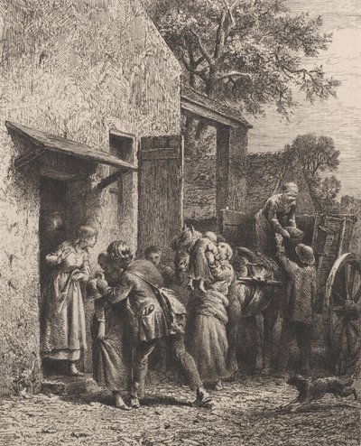 صباح يوم رأس السنة الجديدة 1865. بواسطة تشارلز إميل جاك