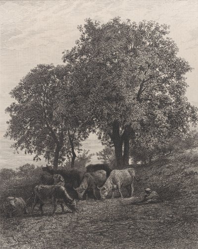 الباقي ، 1864. بواسطة تشارلز إميل جاك