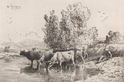 الحوض الصغير 1864. بواسطة تشارلز إميل جاك