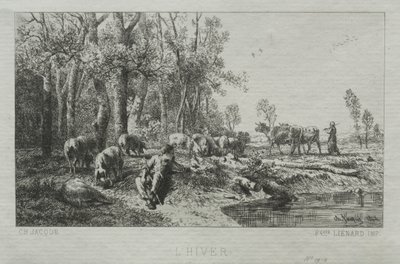 شتاء ، 1864. بواسطة تشارلز إميل جاك