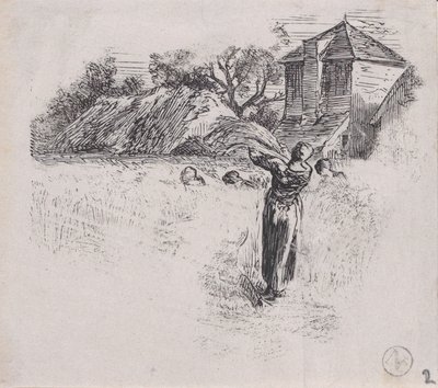 امرأة تحمل حزمة ، كاليفورنيا. 1853. بواسطة تشارلز إميل جاك