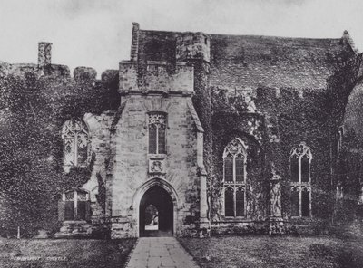 قلعة Penshurst (صورة b / w) بواسطة تشارلز إسينهيج كورك