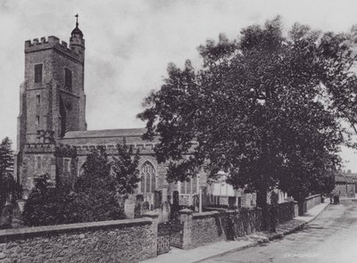 Sevenoaks: القديس نيكولاس (b / w photo) بواسطة تشارلز إسينهيج كورك