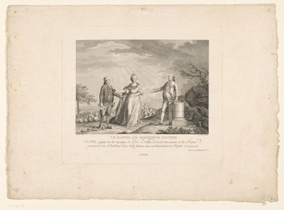 عودة جاك نيكر 1788 لو ريكور دو مسيو نيكر (العنوان على الكائن) بواسطة تشارلز إتيان جوشر