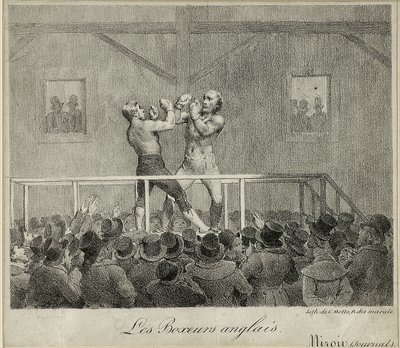 English Boxers (litho) بواسطة تشارلز إتيان بيير موت