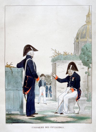 زي الانفاليد ، فرنسا ، 1823 بواسطة تشارلز إتيان بيير موت